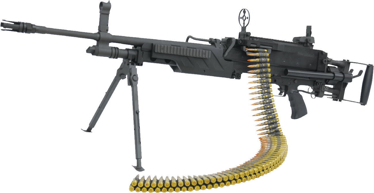 Machine Gun Transparent PNG Image