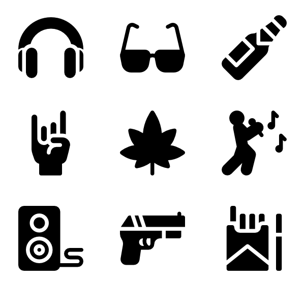 Hip Hop Fonts Transparent PNG Image