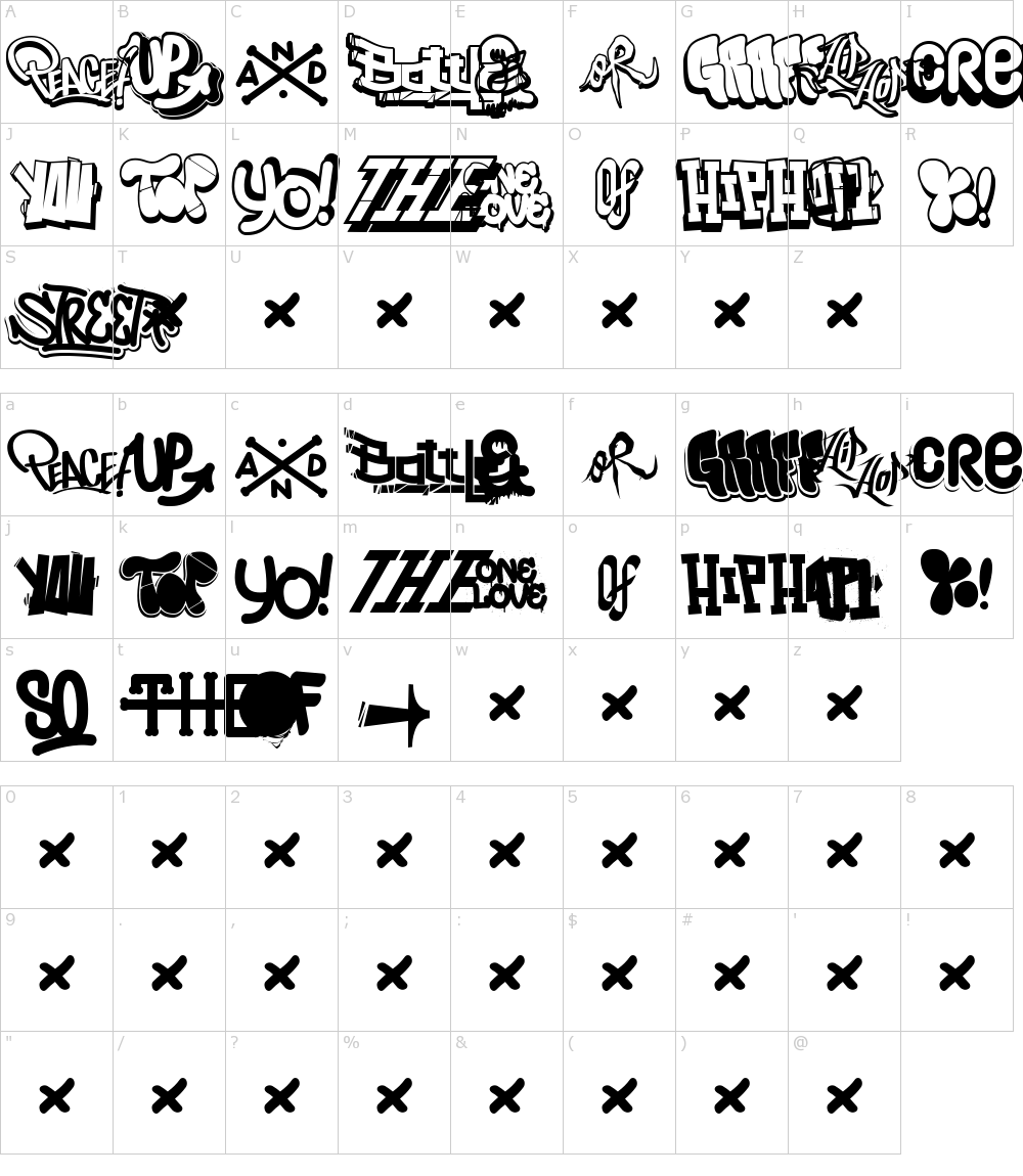 Hip Hop Fonts Transparent PNG Image