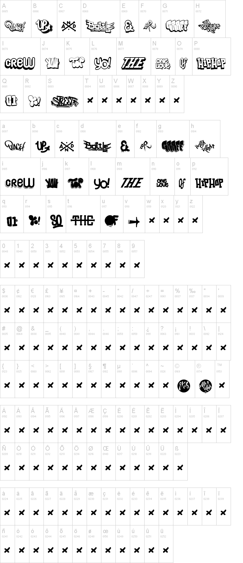Hip Hop Fonts Transparent PNG Image