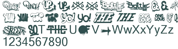 Hip Hop Fonts File Transparent PNG Image