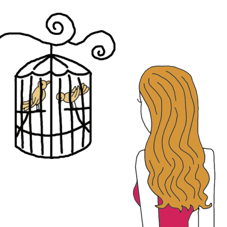 Caged Bird Transparent PNG Image