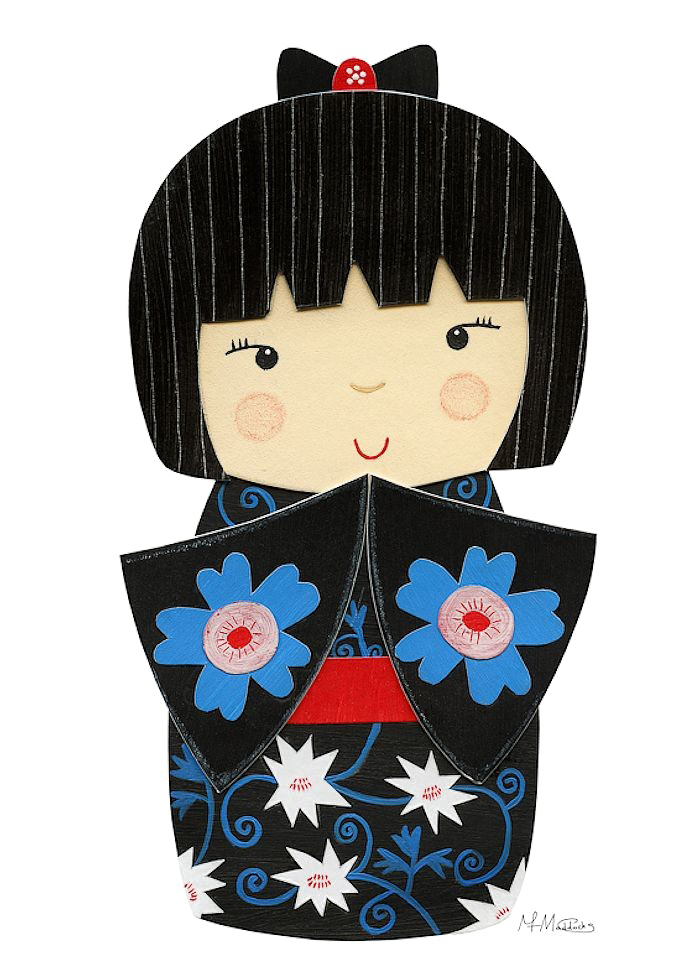 Japanese Doll Transparent PNG Image