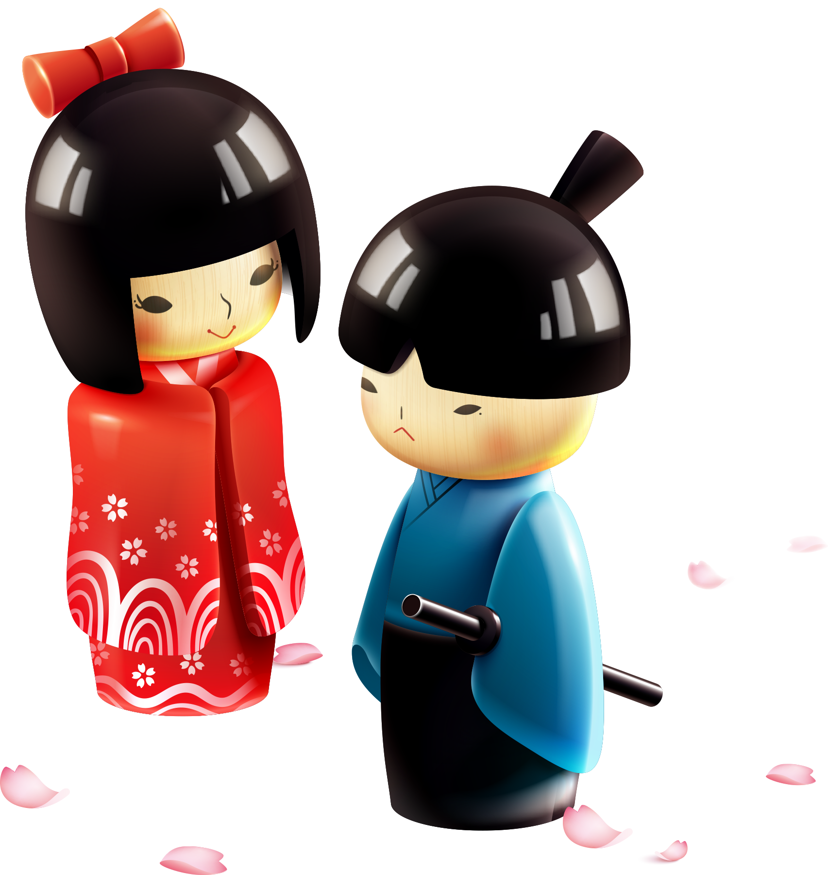 Japanese Doll Transparent PNG Image