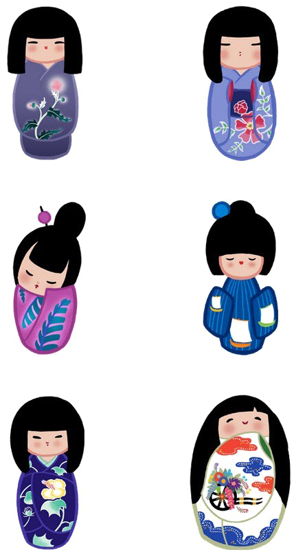 Japanese Doll Transparent PNG Image