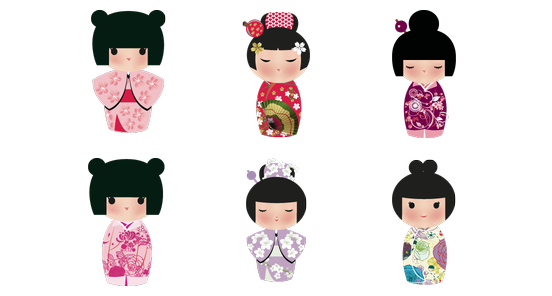 Japanese Doll Transparent PNG Image