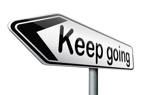 Keep Going Transparent PNG Image