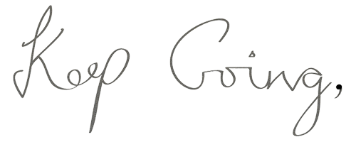 Keep Going Transparent PNG Image