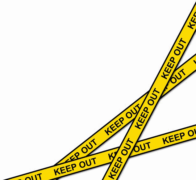 Keep Out Transparent PNG Image