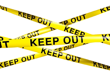 Keep Out Transparent PNG Image