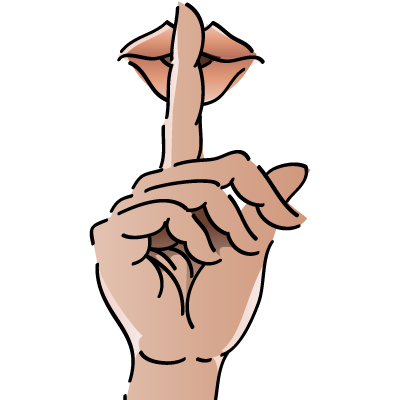 Keep Quiet Transparent PNG Image