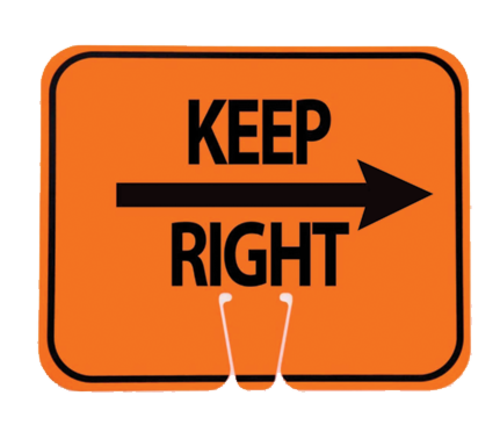 Keep Right Transparent PNG Image