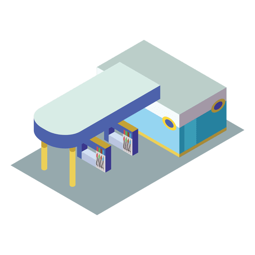Gas Station Transparent PNG Image