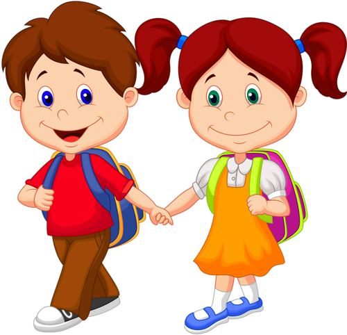 Back To School Kids Transparent PNG Image