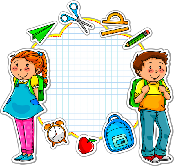 Back To School Kids Transparent PNG Image