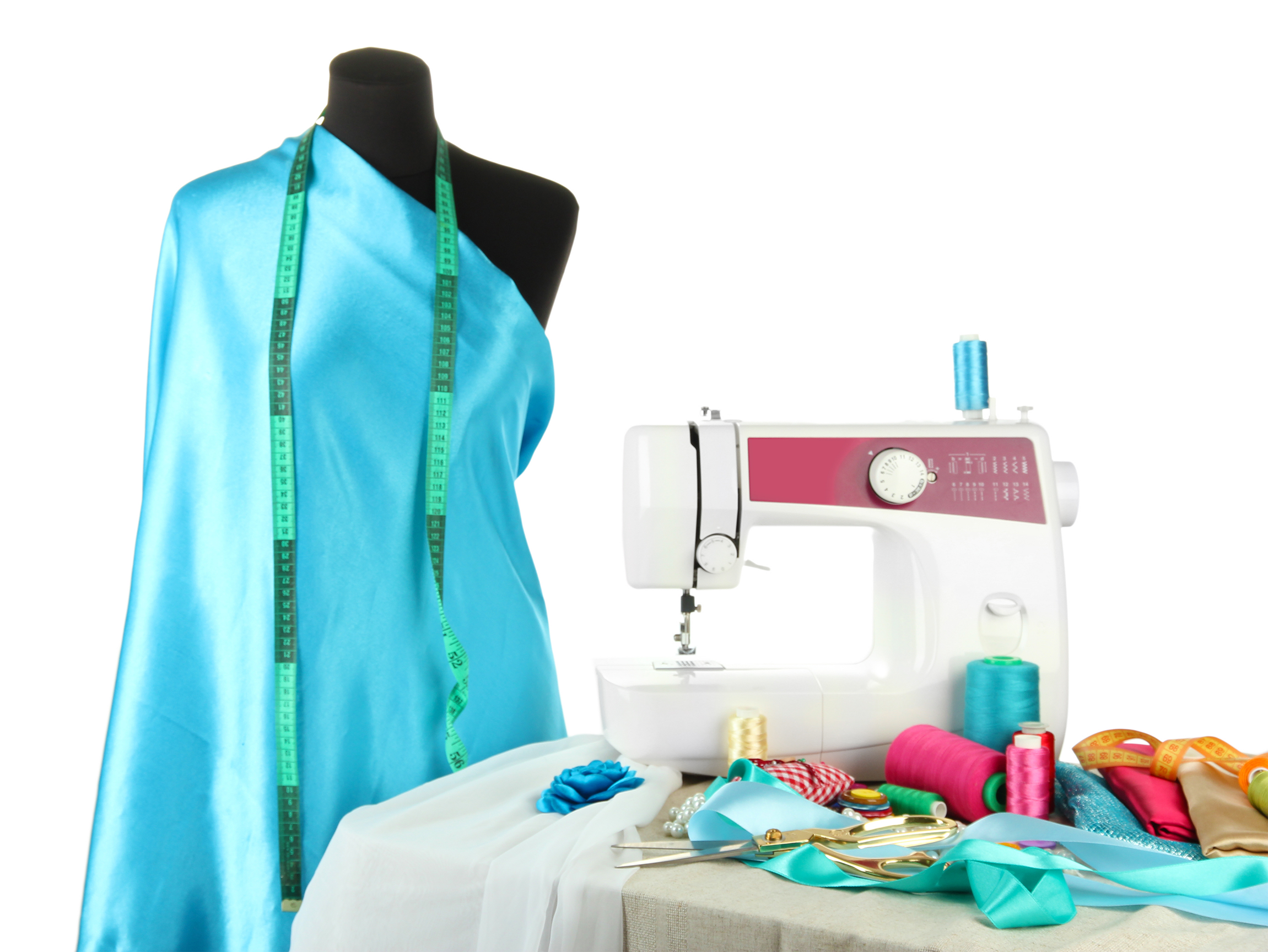 Textile Blue Product Sewing Cotton Transparent PNG Image