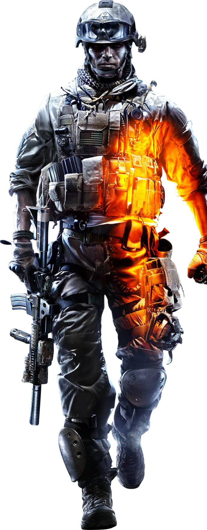 Battlefield Bad Company Armour Soldier Transparent PNG Image