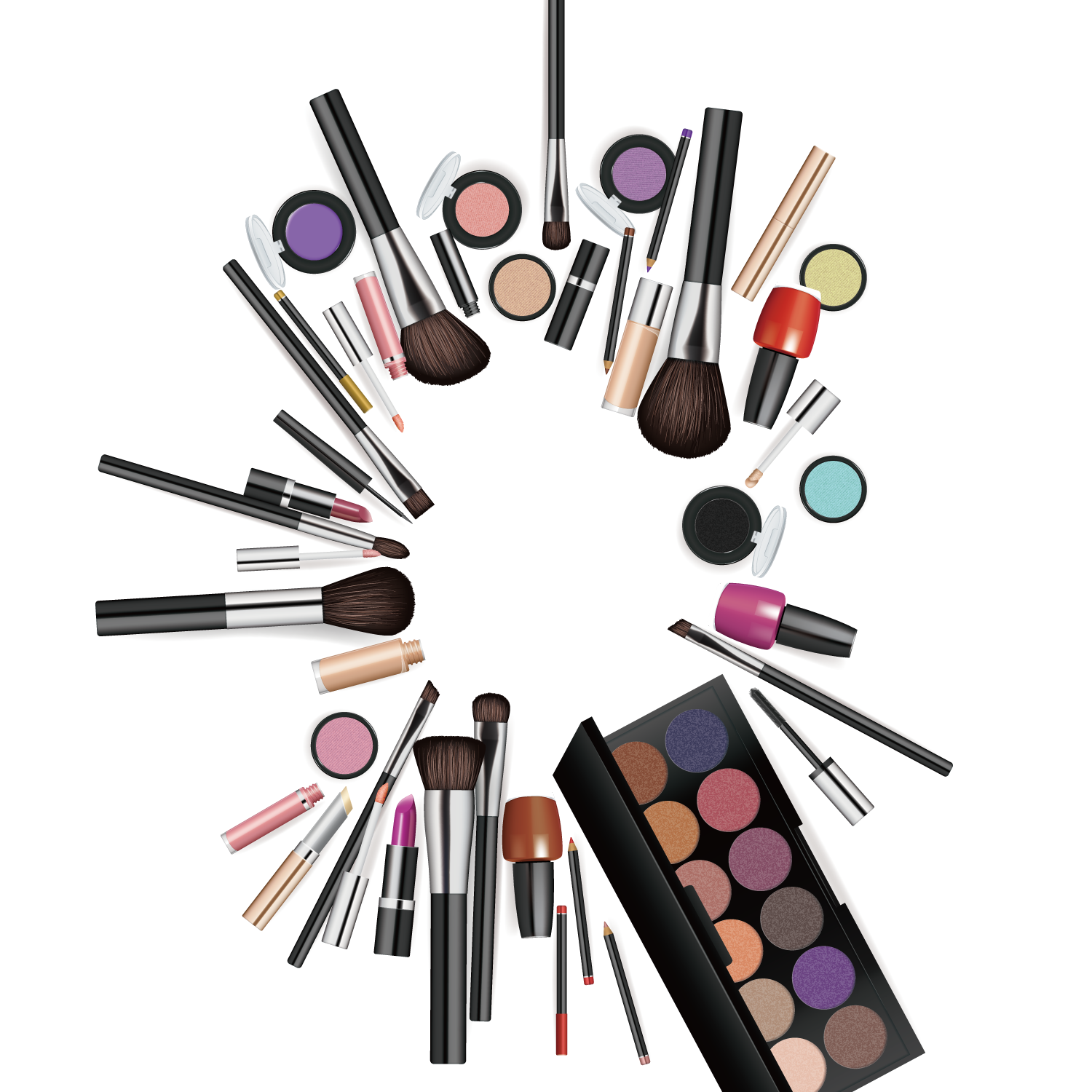 Brushes Cosmetics Transparent PNG Image