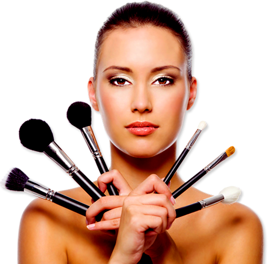 Doing Girl Makeup Transparent PNG Image