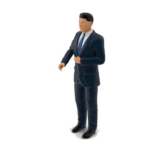 Standing Business Man Transparent PNG Image