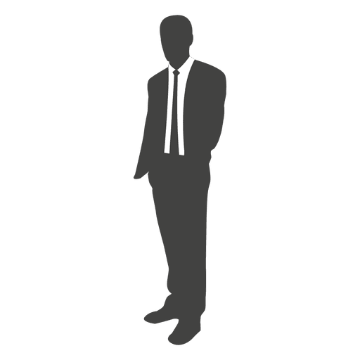 Standing Business Man Transparent PNG Image