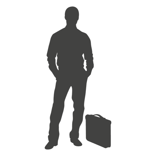 Standing Business Man Transparent PNG Image