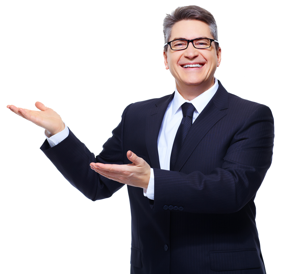 Standing Man Business Formal Transparent PNG Image