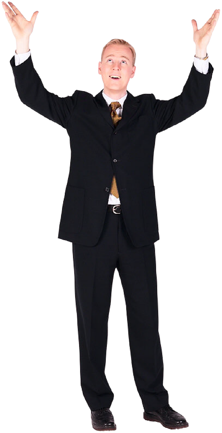 Standing Professional Business Man Transparent PNG Image