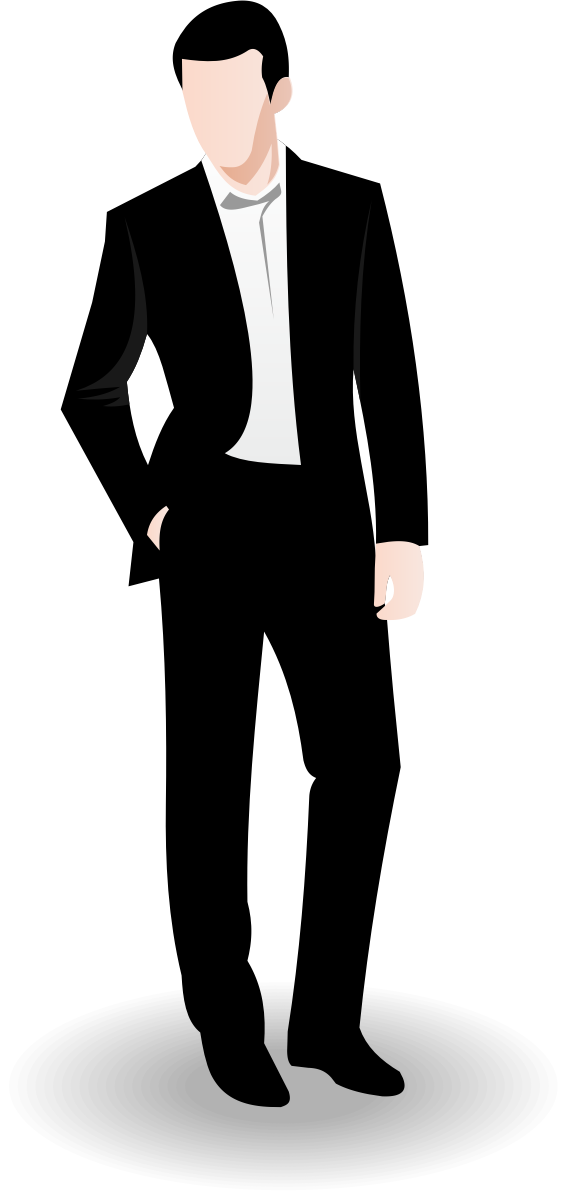 Standing Professional Business Man Transparent PNG Image