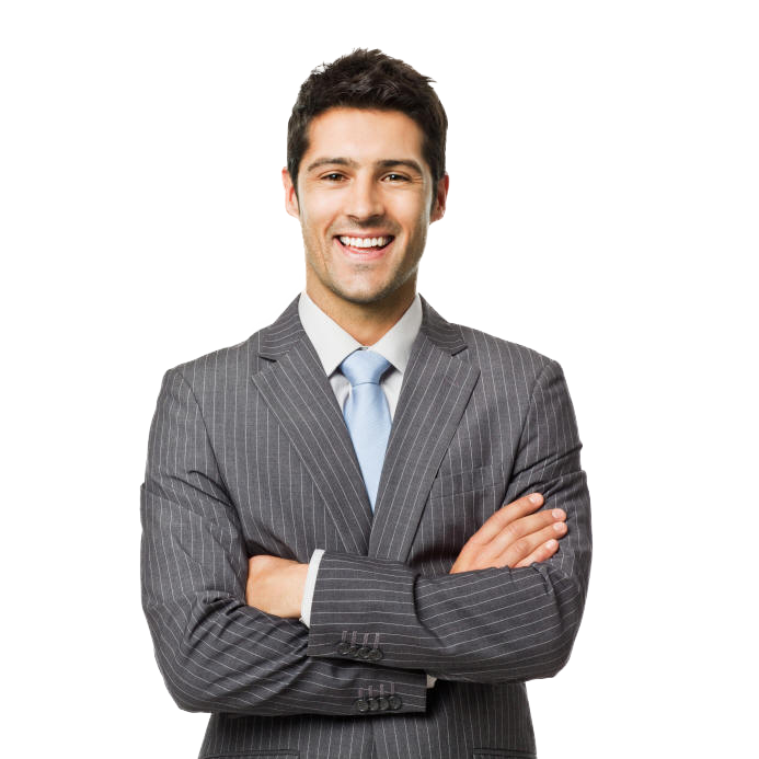 Standing Smiling Business Man Transparent PNG Image