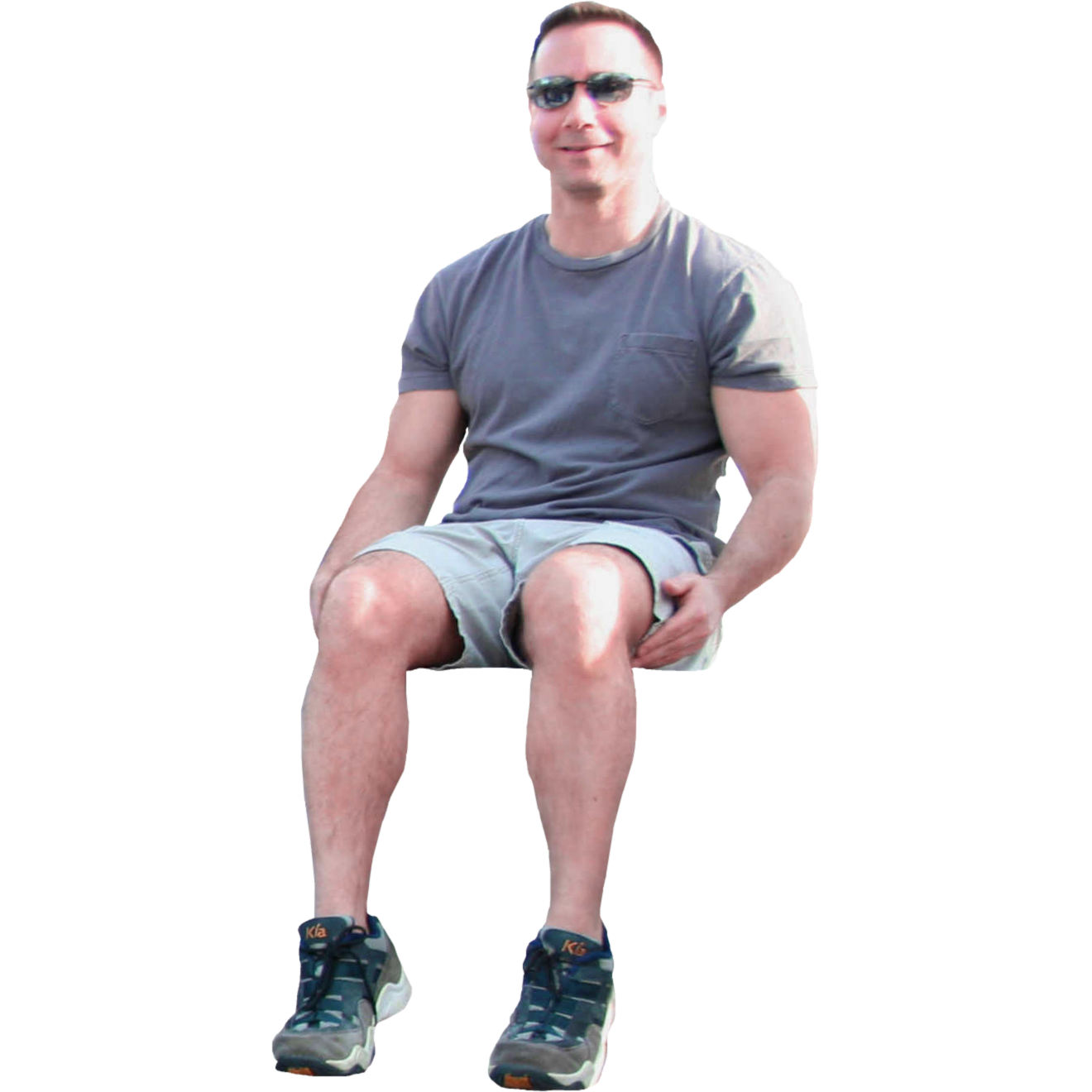 Sitting Man Transparent PNG Image