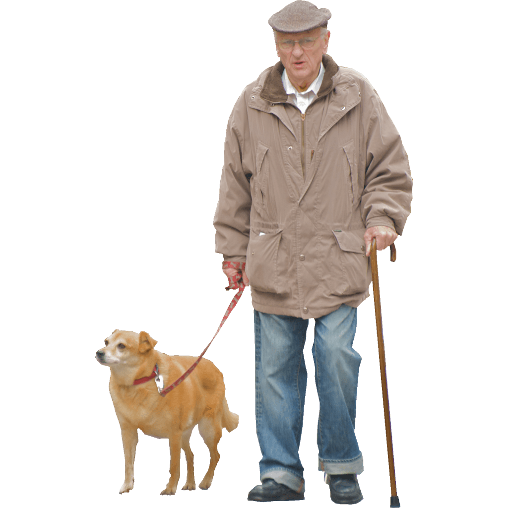 Man And Dog Transparent PNG Image