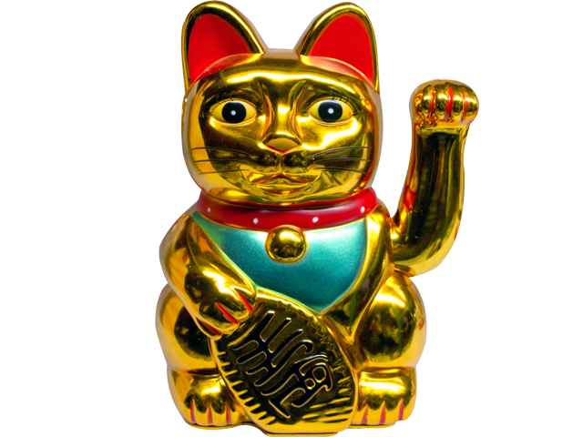 Maneki Neko Background Transparent PNG Image