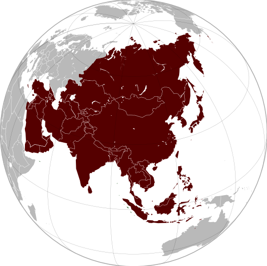 Map Asia Transparent PNG Image