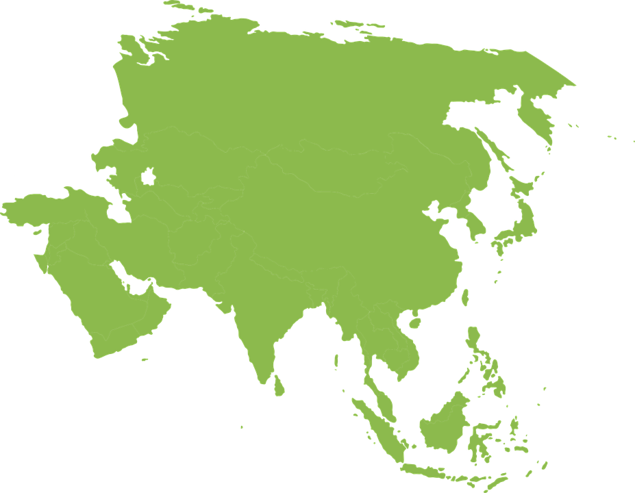 Map Asia Transparent PNG Image