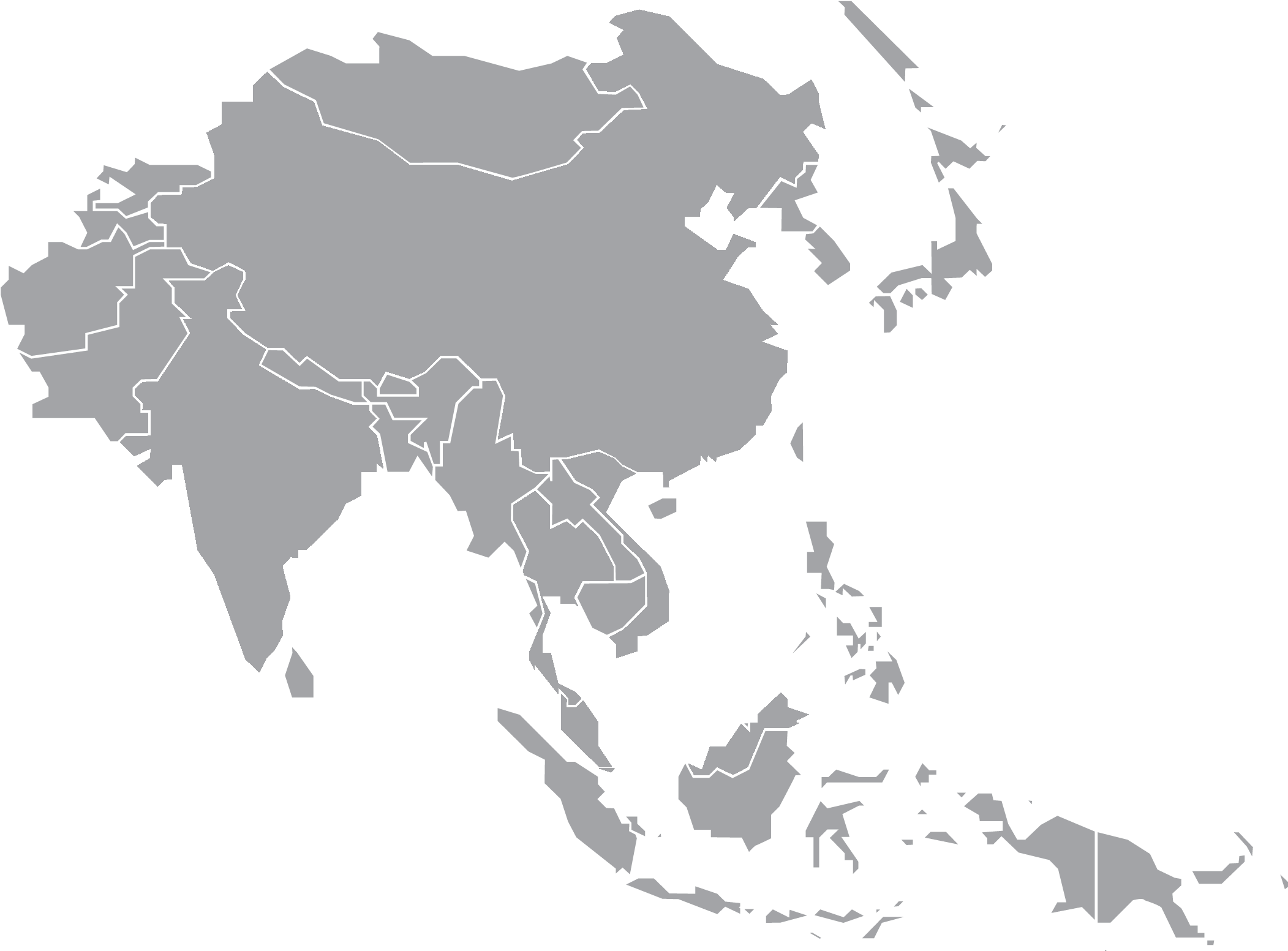 Map Asia Transparent PNG Image
