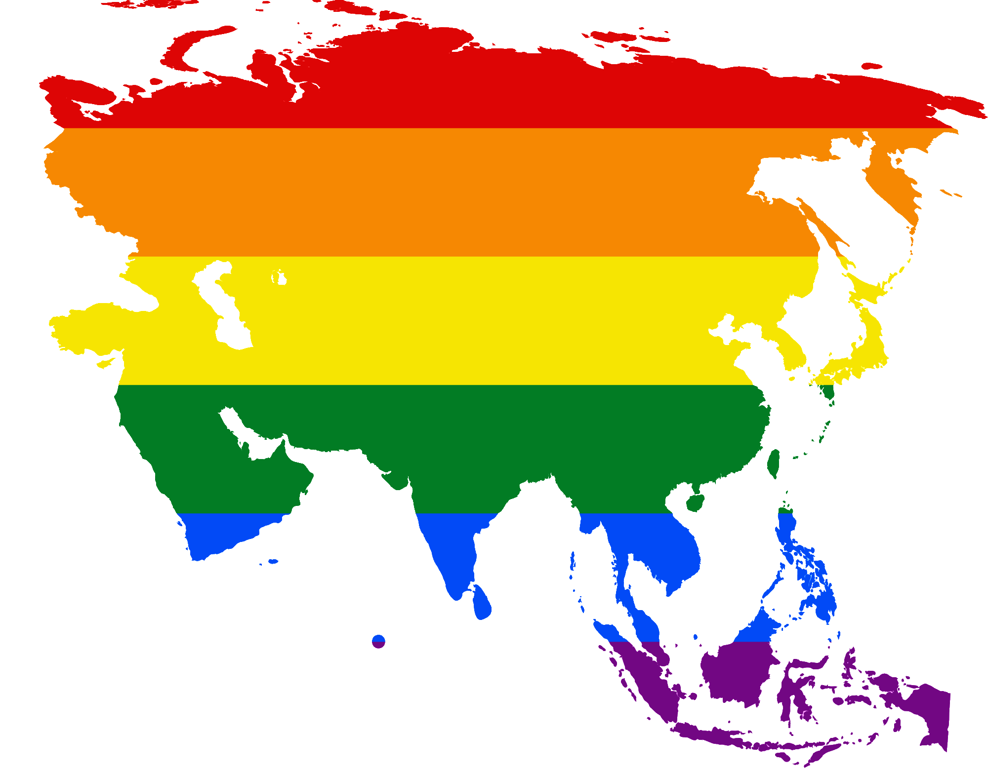Map Asia Transparent PNG Image