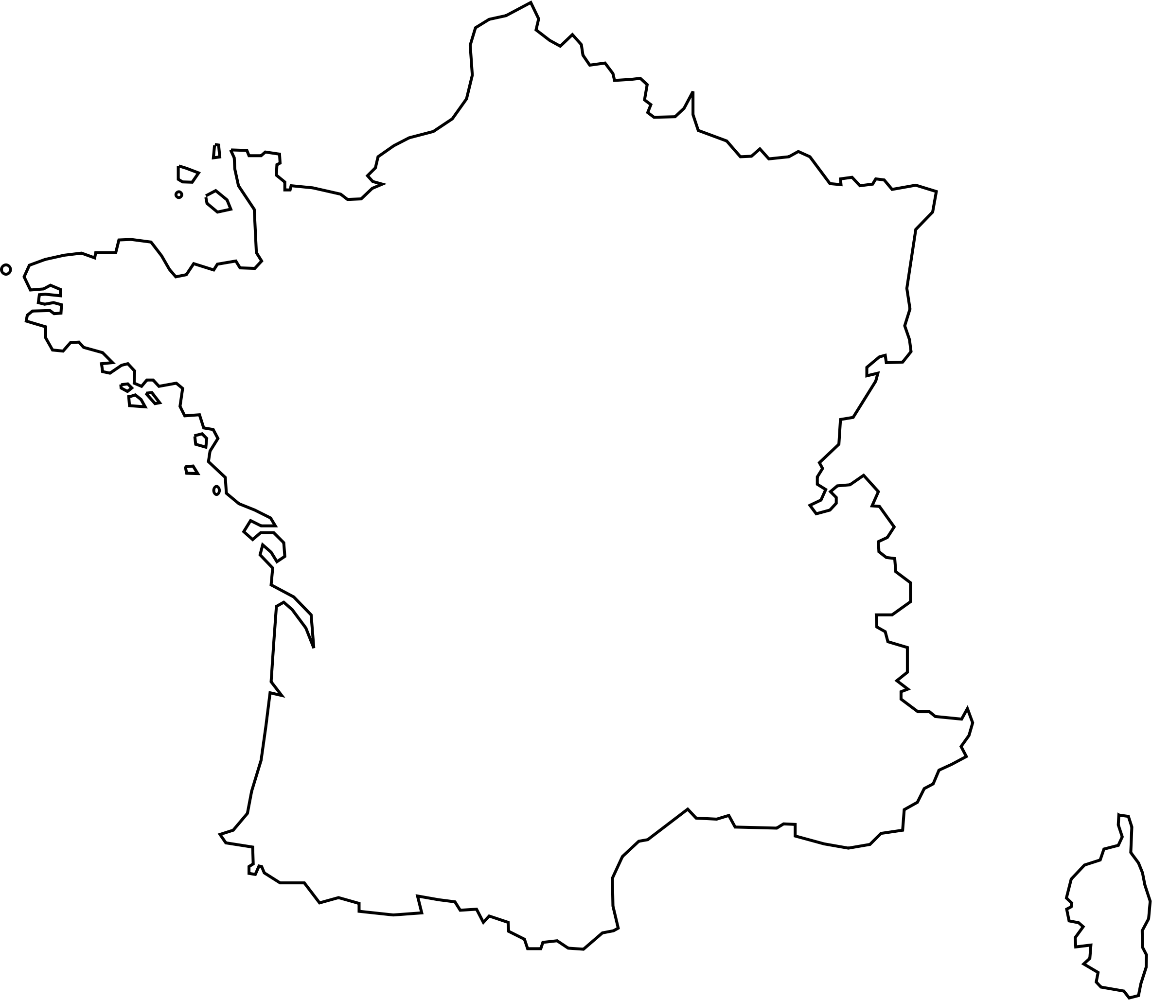 Map France Transparent PNG Image