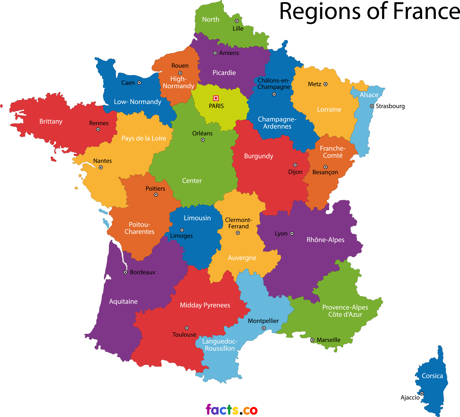 Map Region France Transparent PNG Image