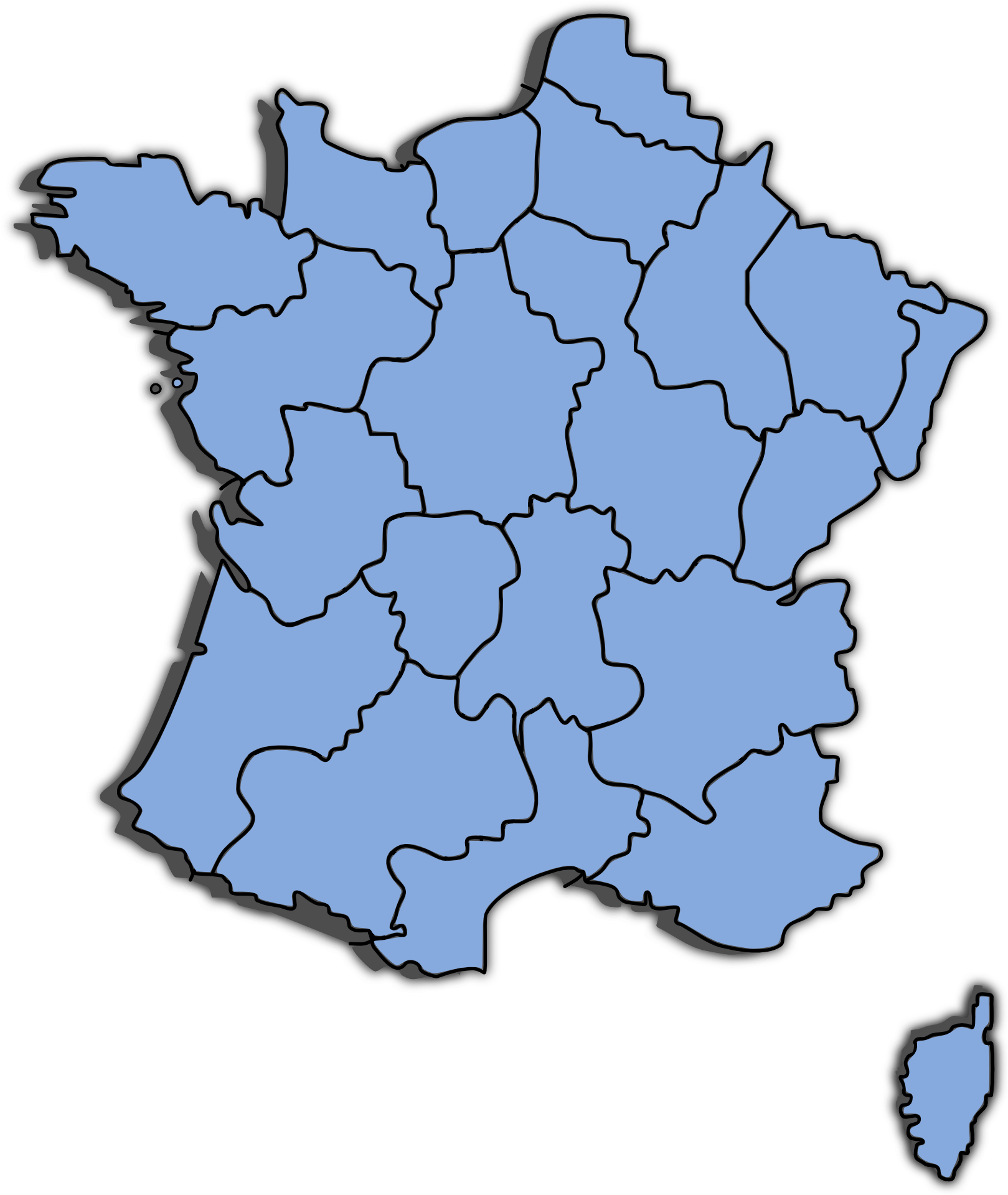 Map Vector France Transparent PNG Image