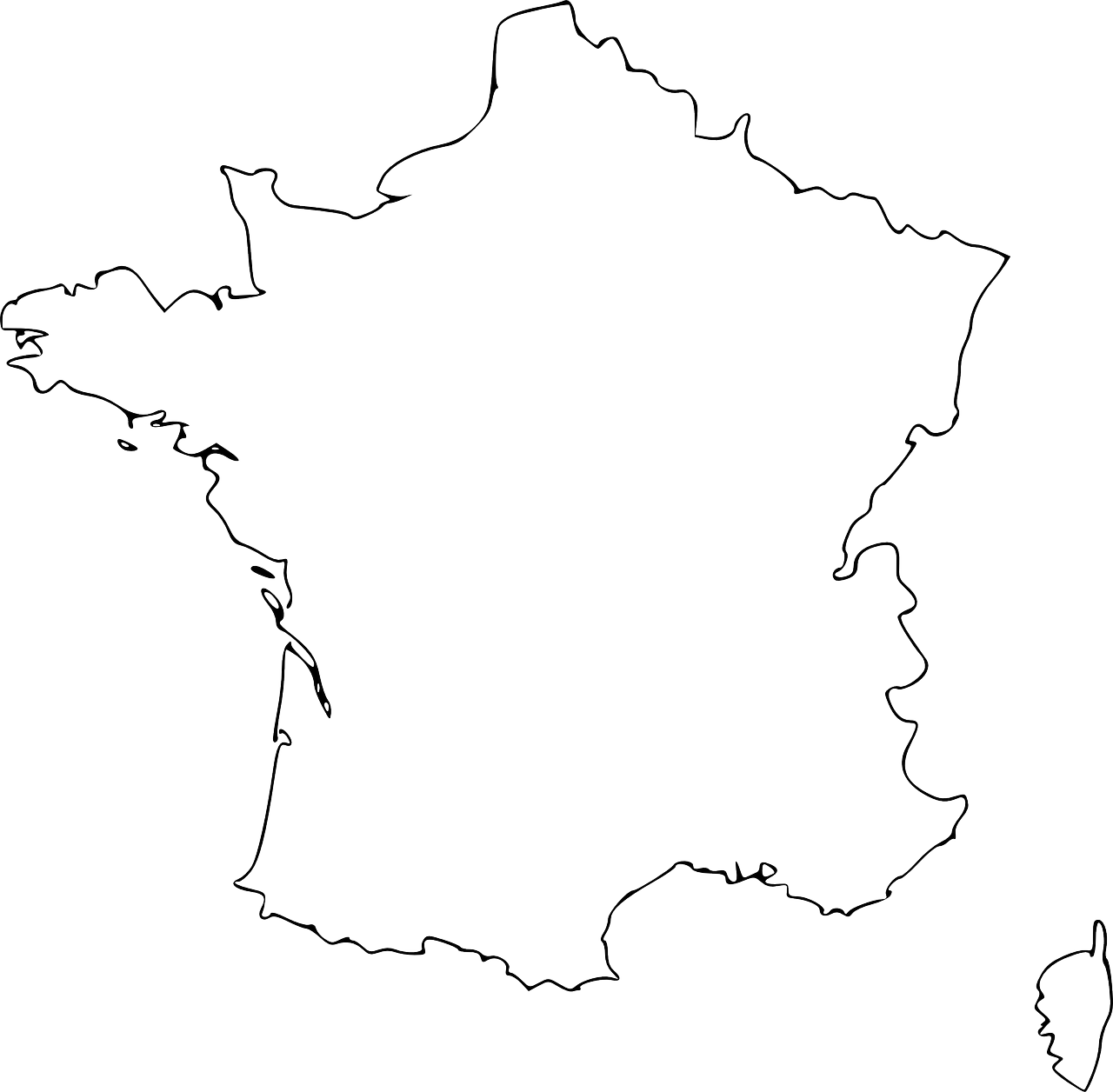 Map Vector France Transparent PNG Image