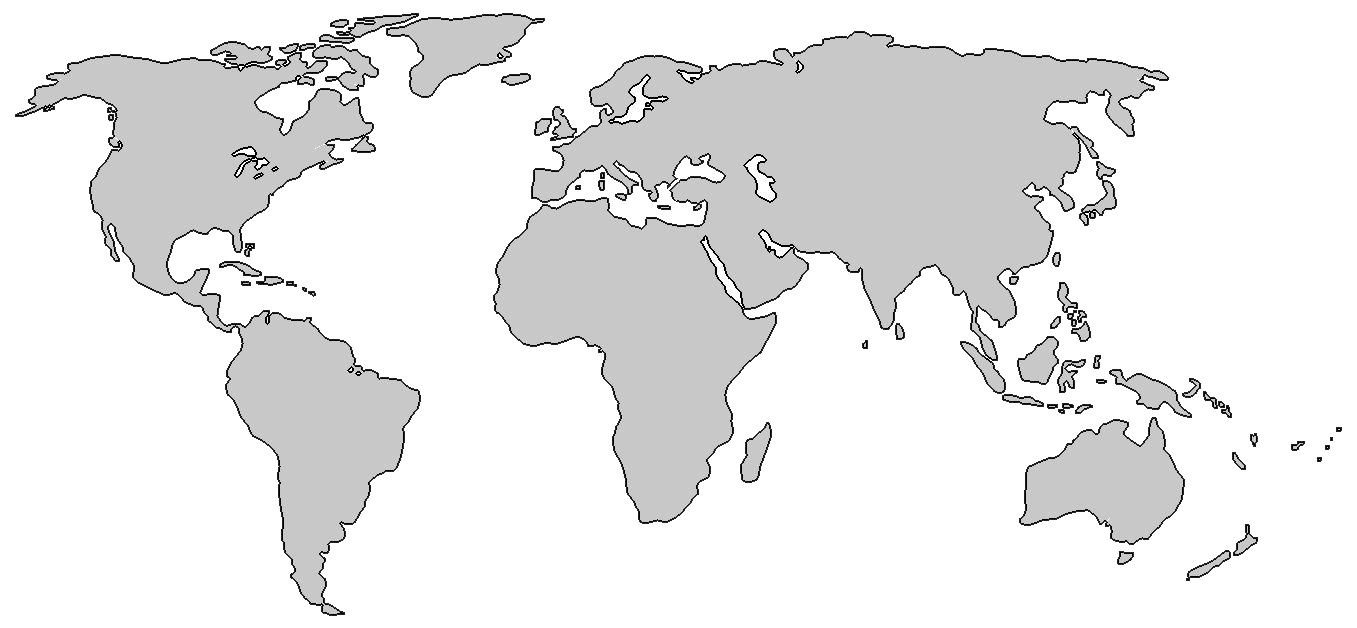 World Map Transparent PNG Image