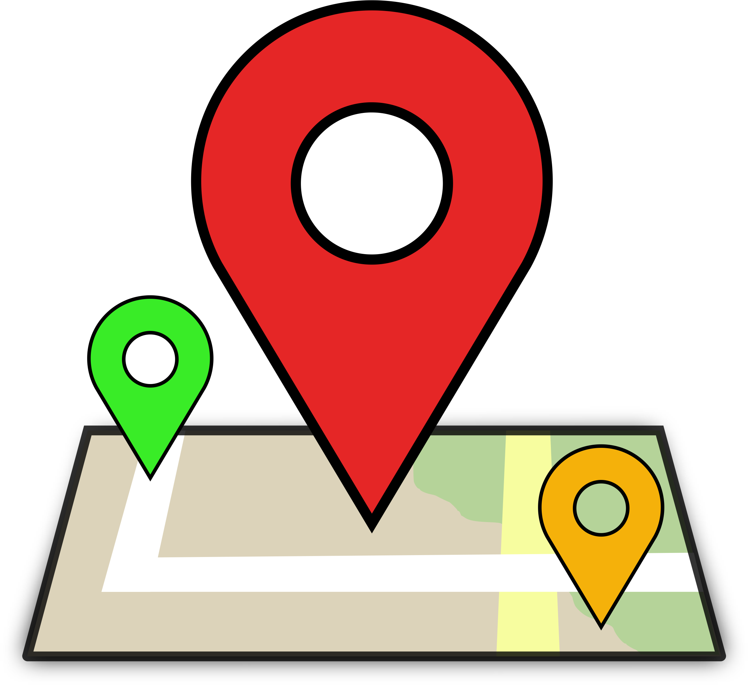 Map Computer Location Icon Icons Transparent PNG Image