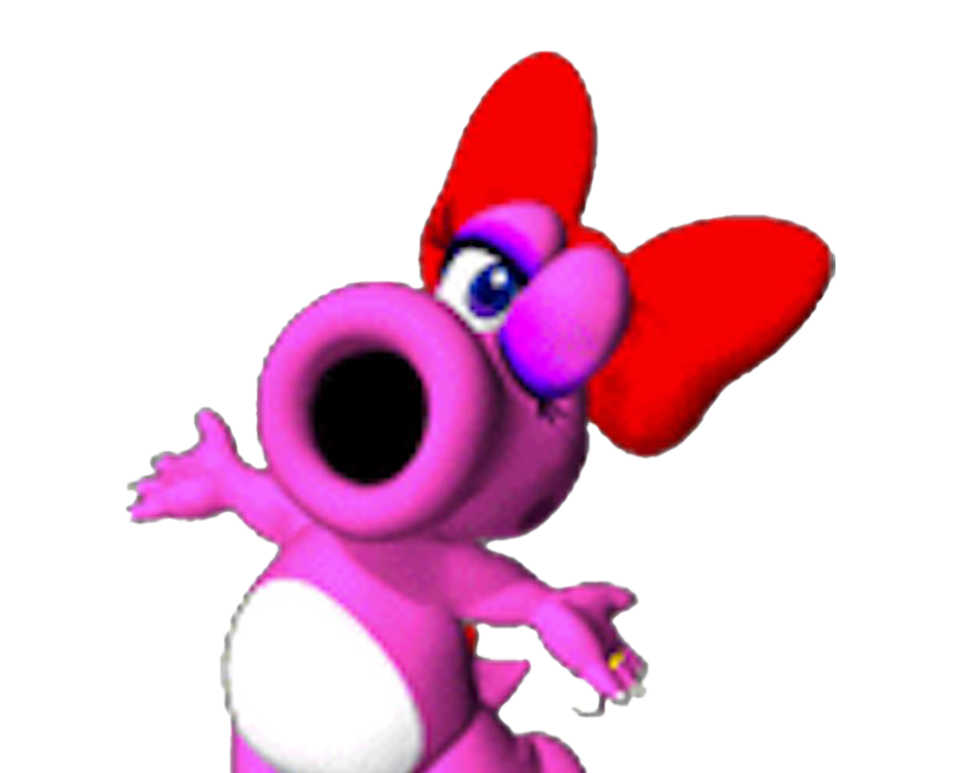 Mario Super Bros Birdo Transparent PNG Image