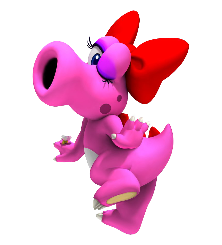 Mario Super Bros Birdo Transparent PNG Image