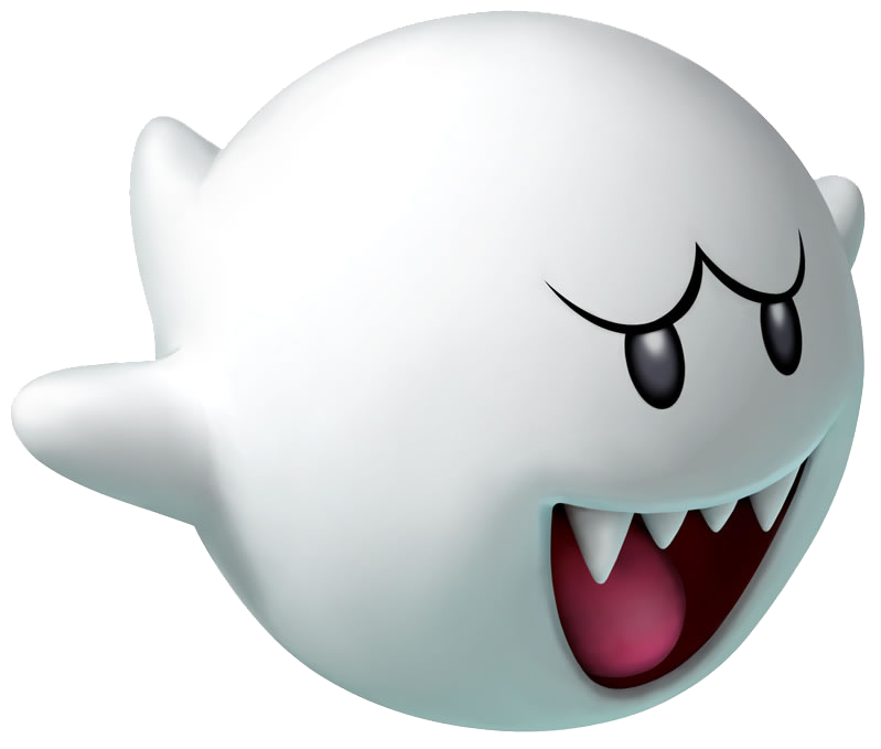 King Bros Mario Boo Super Transparent PNG Image