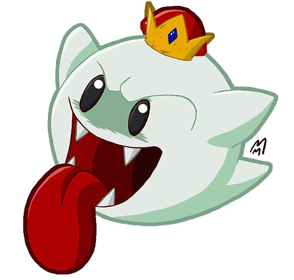 King Bros Mario Boo Super Transparent PNG Image