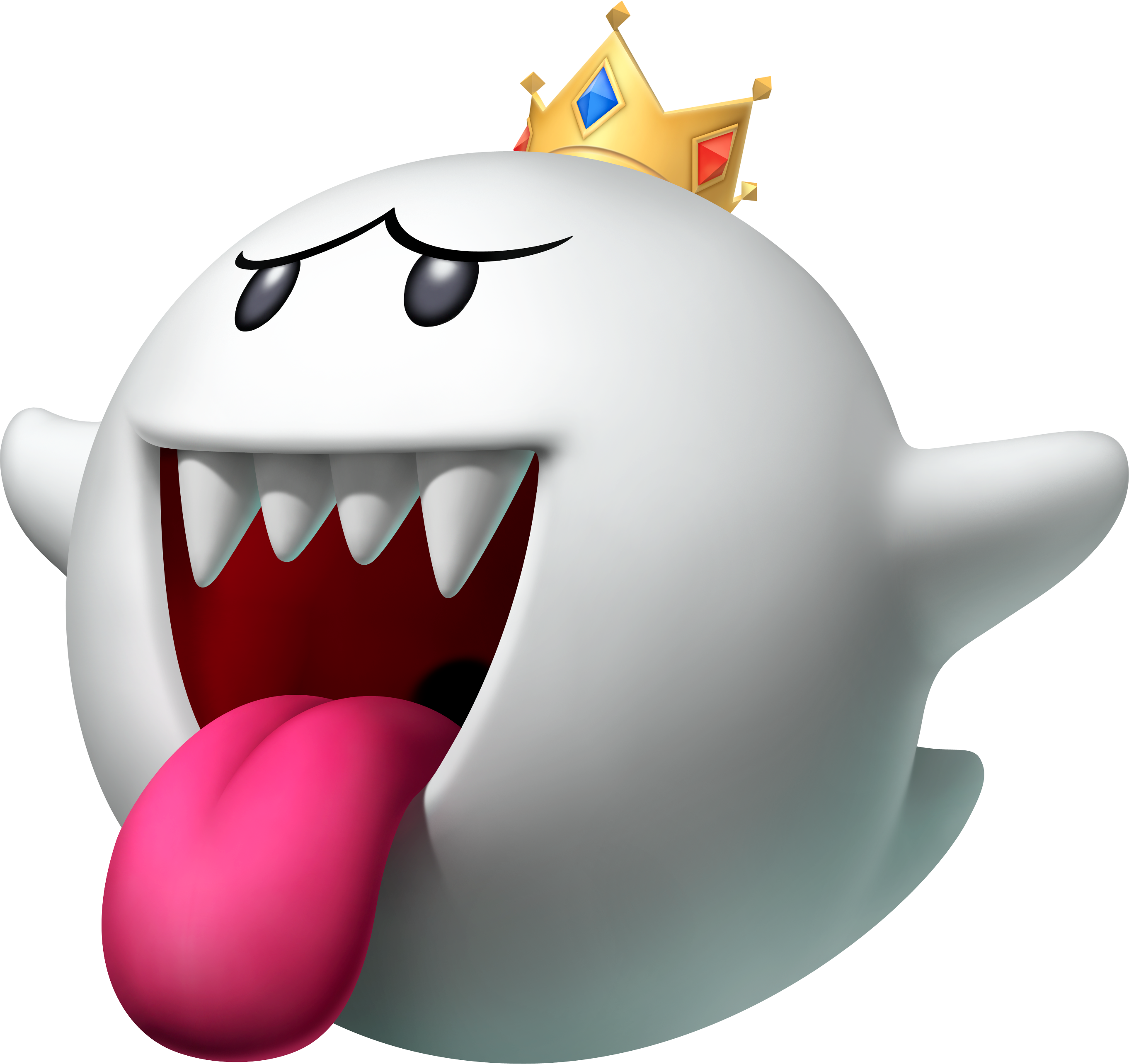 King Bros Mario Boo Super Transparent PNG Image