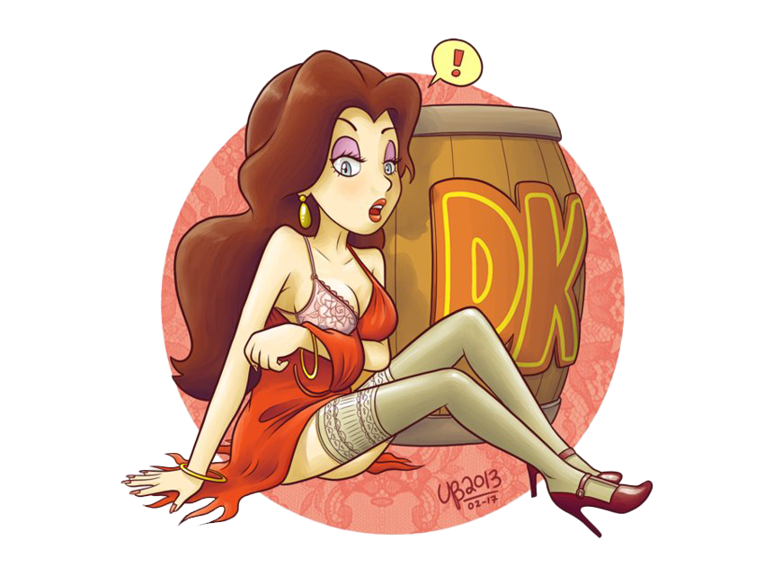 Mario Super Bros Pauline Transparent PNG Image