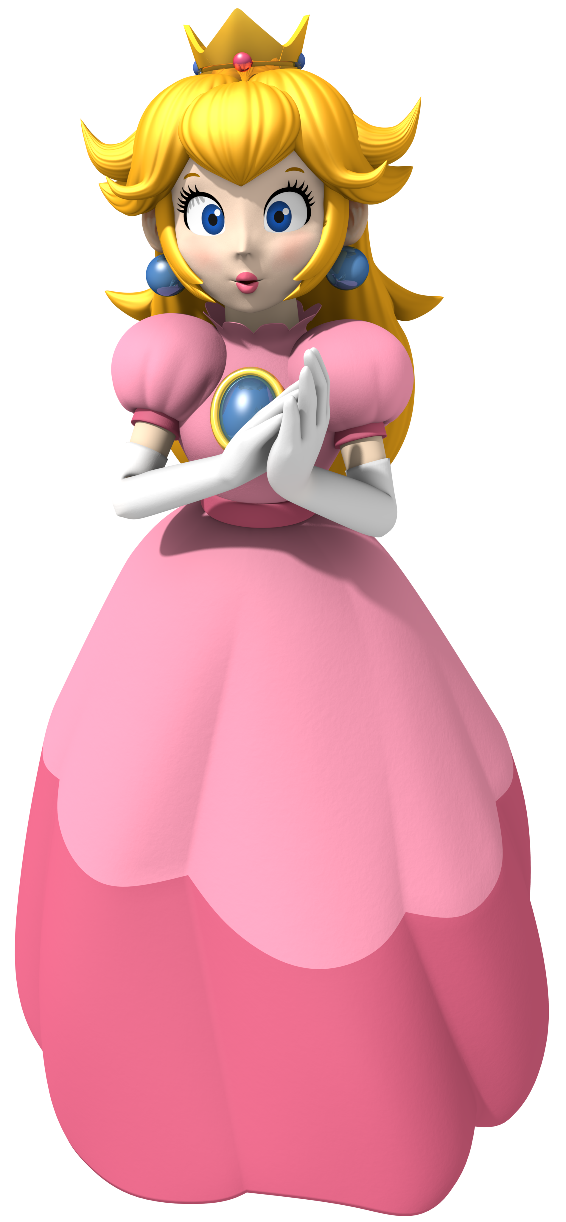 Princess Peach Background Transparent PNG Image